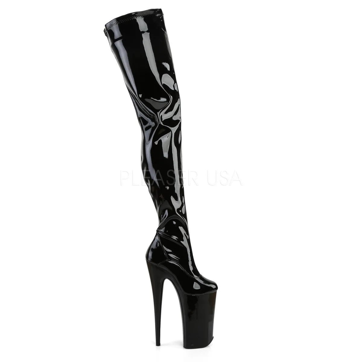 10 Inch Heel BEYOND-4000 Black Pat