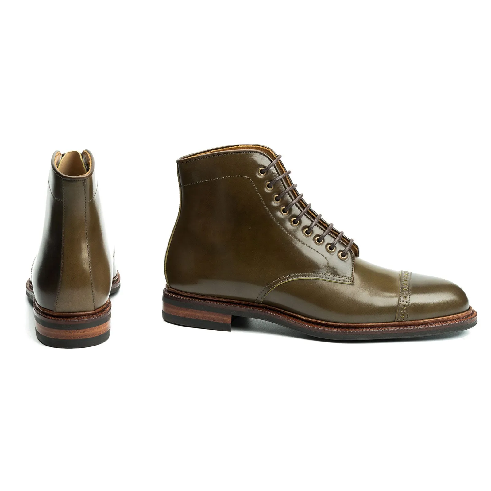 101682 - OLIVE SHELL CORDOVAN - E