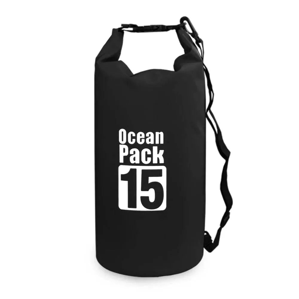 10L/15L/20L/30L Outdoor Waterproof Dry Bag Backpack Swimming Bag Water Floating Bag Sack for Kayak Rafting River Trekking