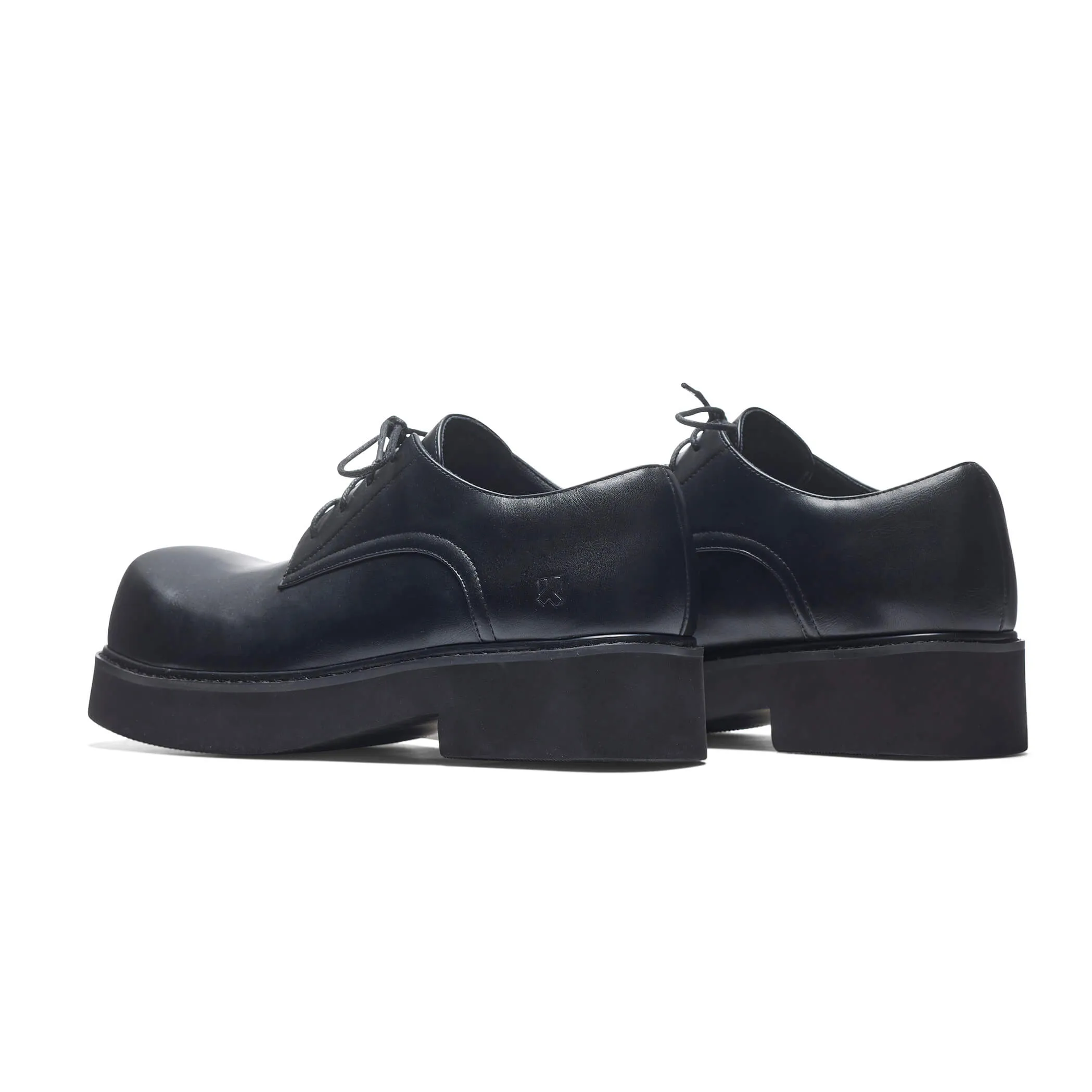 400% Oversized Derby Shoes - Black