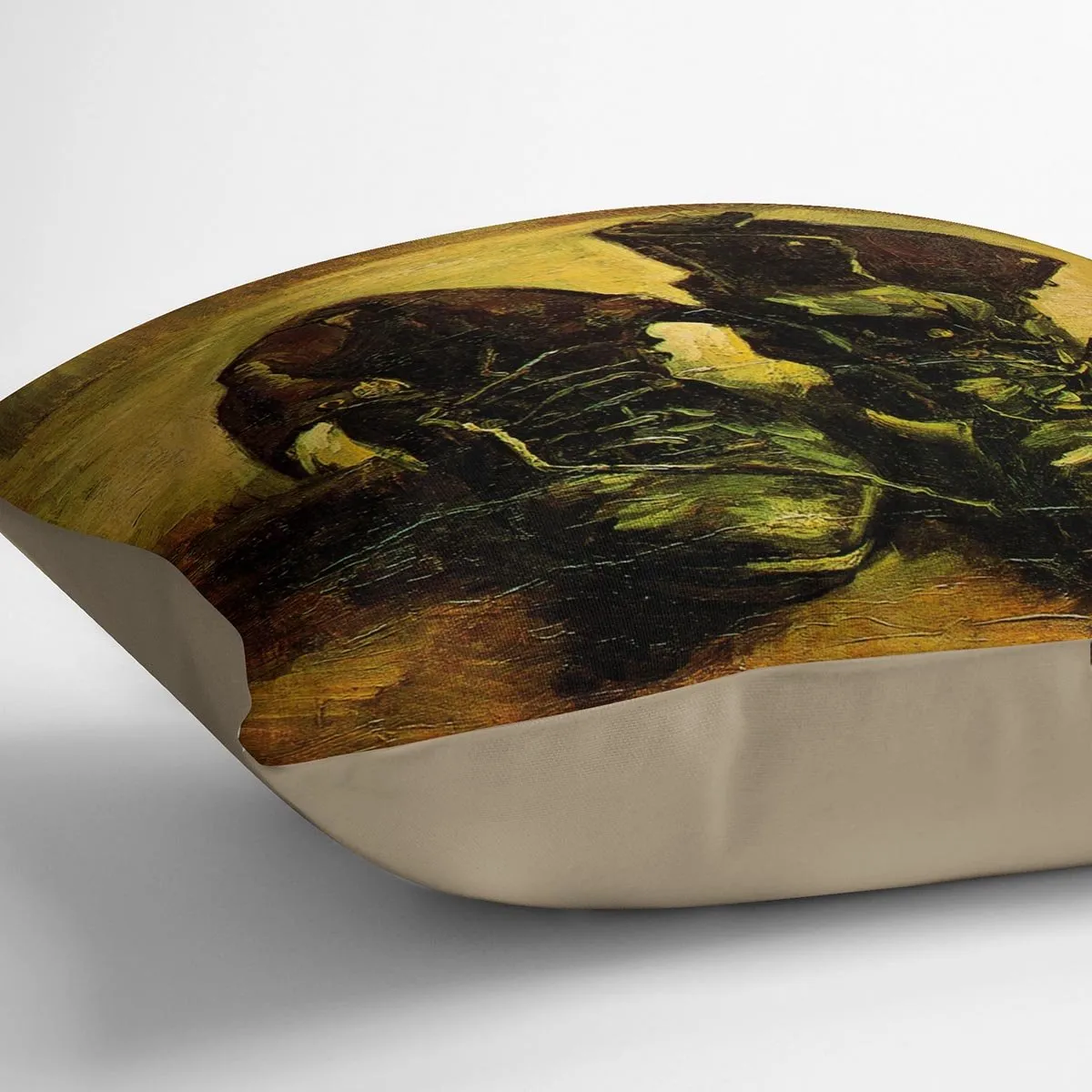 A Pair of Shoes 2 by Van Gogh Throw Pillow