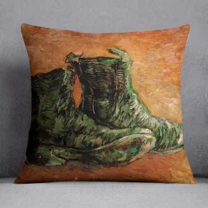 A Pair of Shoes by Van Gogh Throw Pillow