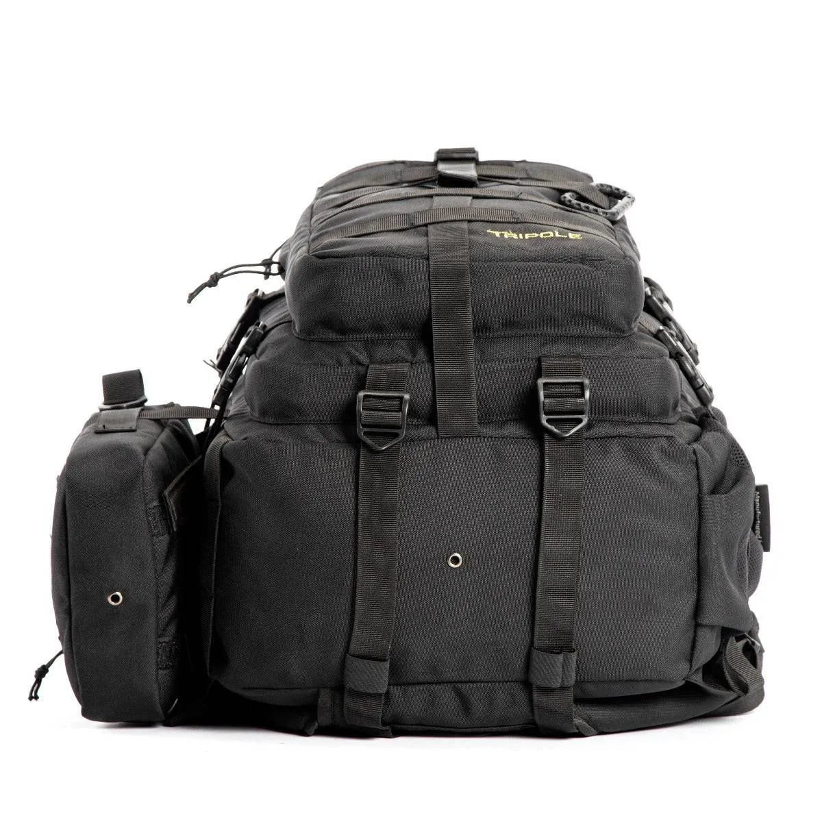 Alfa Military Tactical Backpack with Sling Bag Attachment -  45 Litres - Black