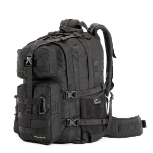 Alfa Military Tactical Backpack with Sling Bag Attachment -  45 Litres - Black