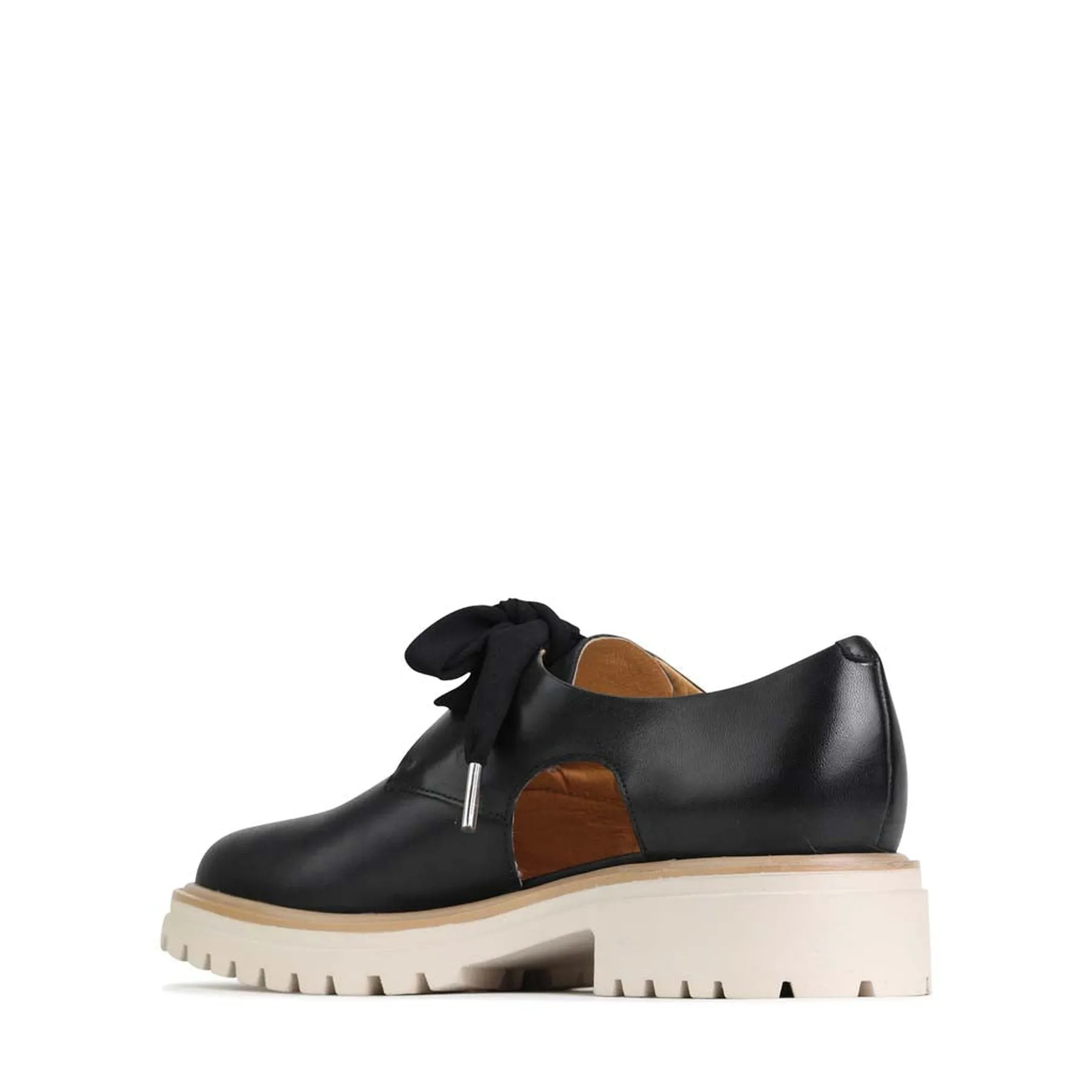 ANISE LEATHER CUT-OUT LOAFERS