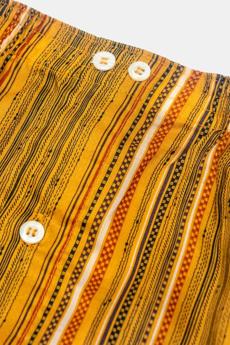 Anonymous Ism African Stripes Boxers (Mustard)