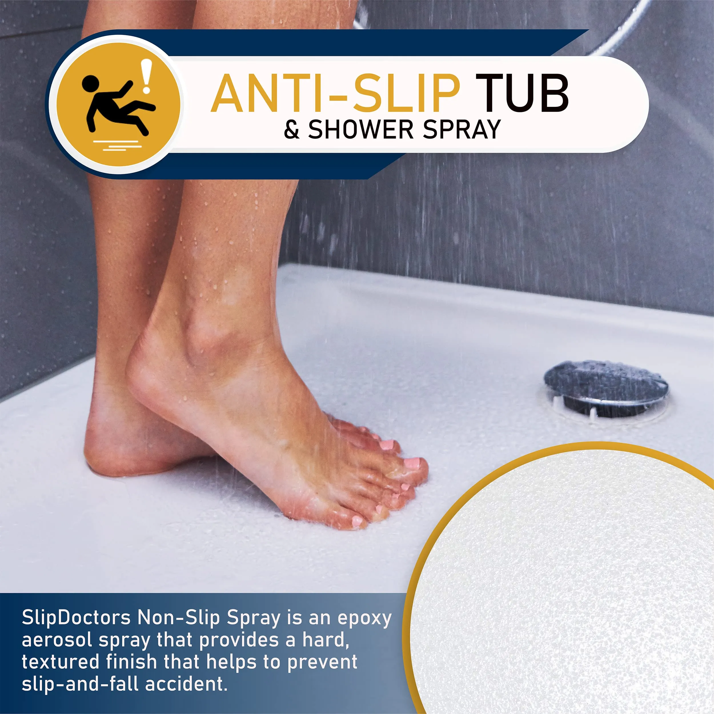 Anti-Slip Spray for Tile Floors, Bathtubs & Showers