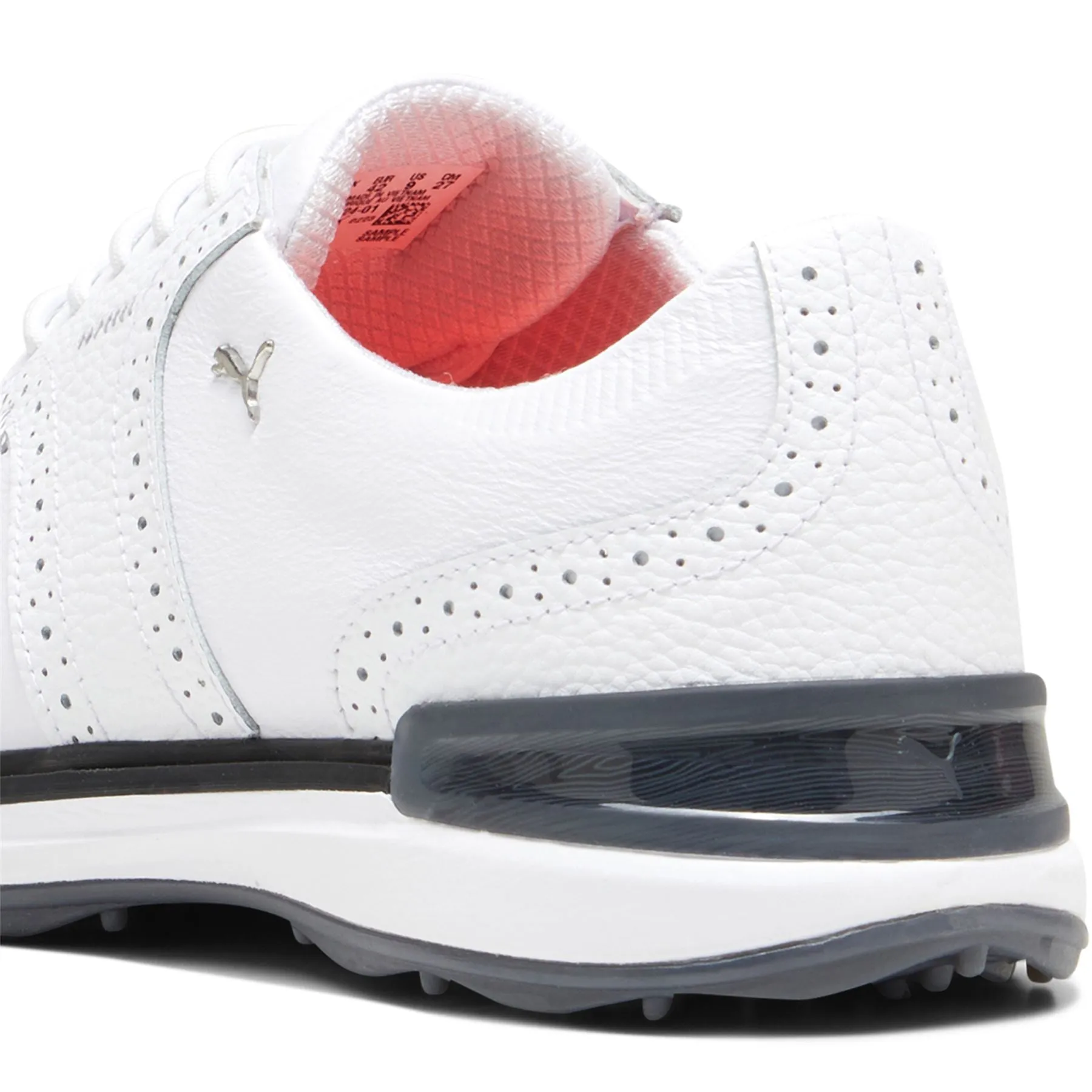 Avant Wingtip Leather Spikeless Golf Shoes White - AW24