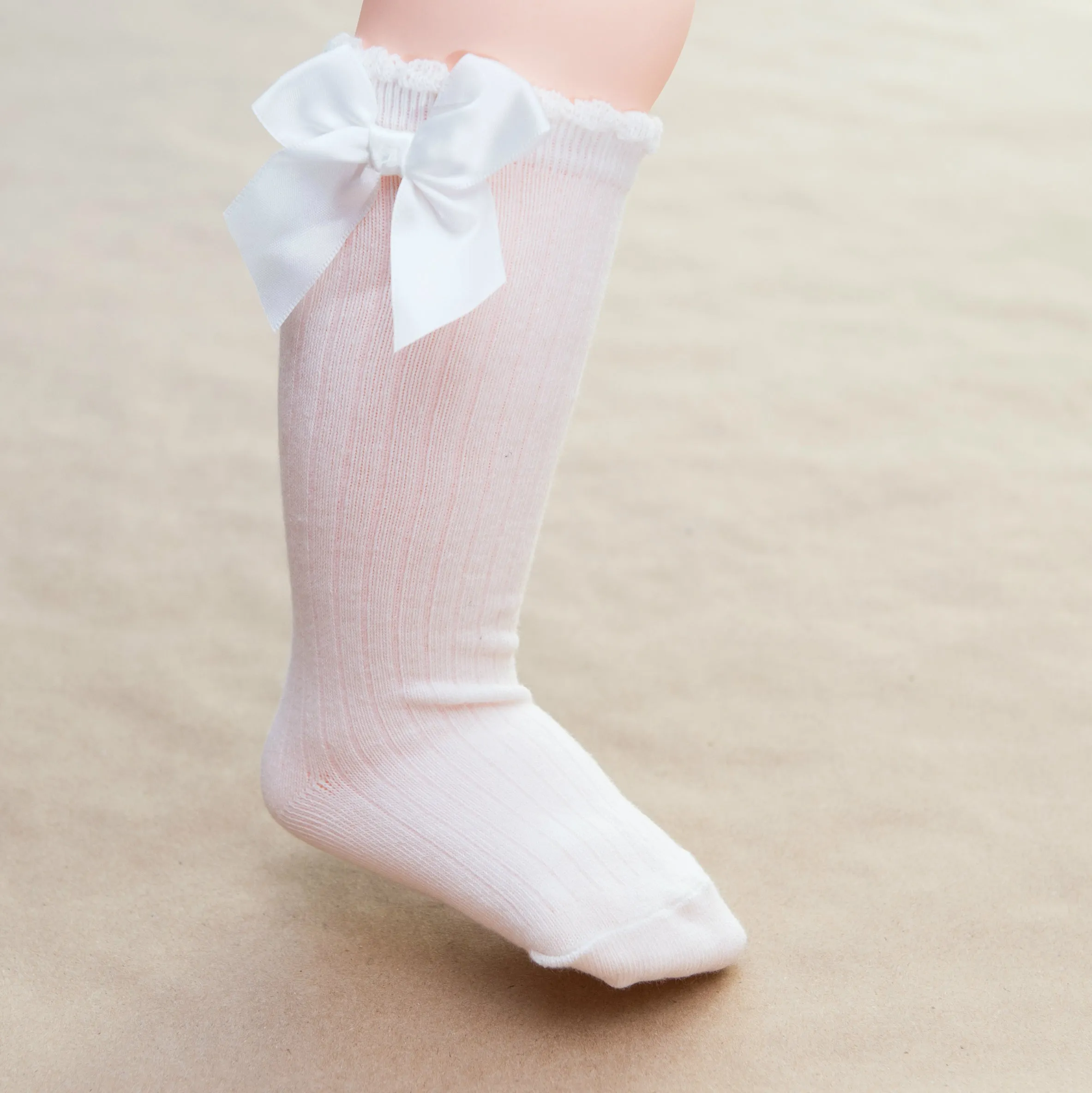 Baby Girls Bow Knee Socks