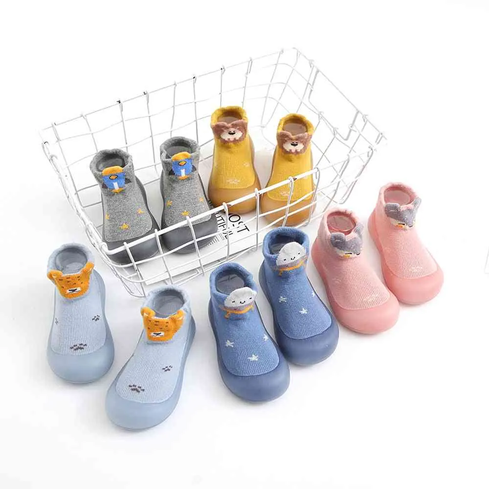 Baby Pattern Sock Shoes - Bull