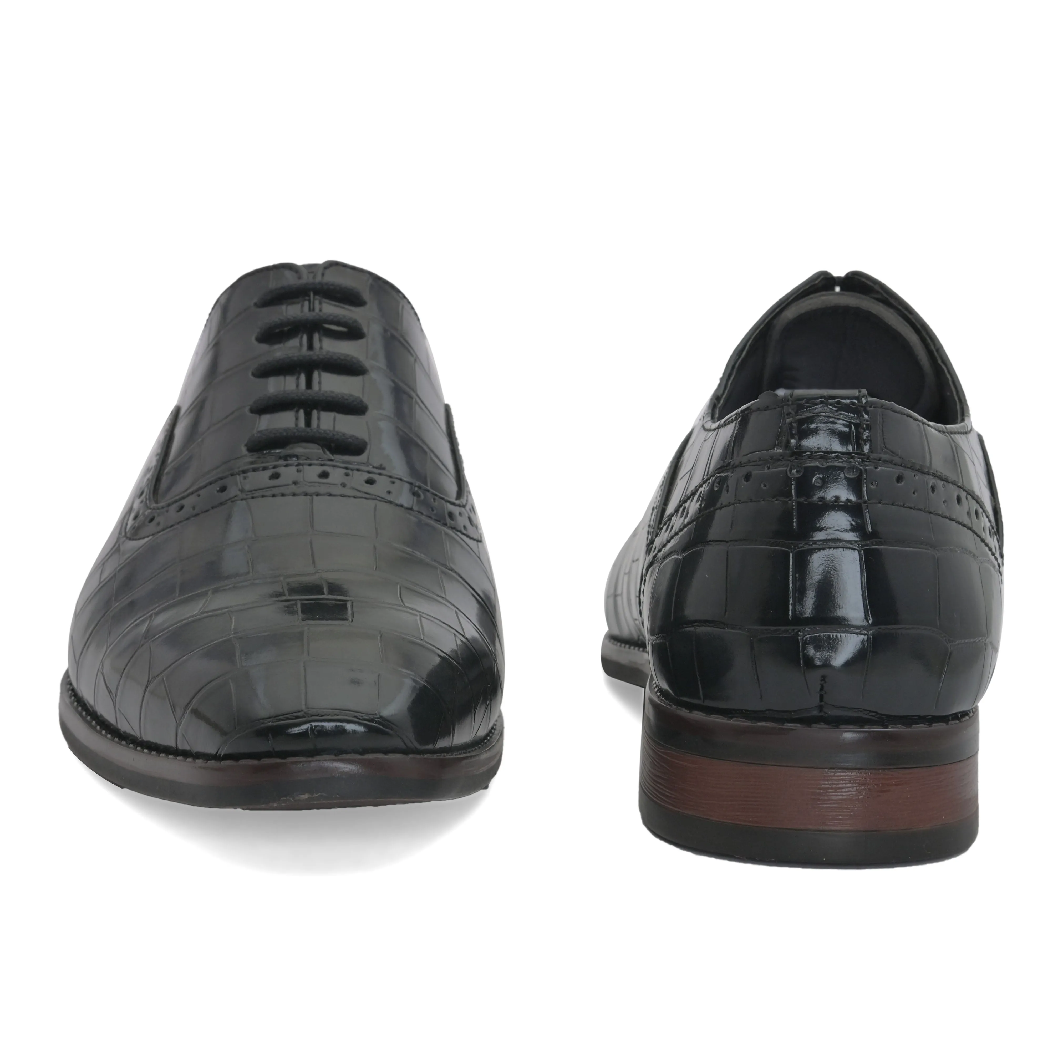 Banco Black Derby Shoes