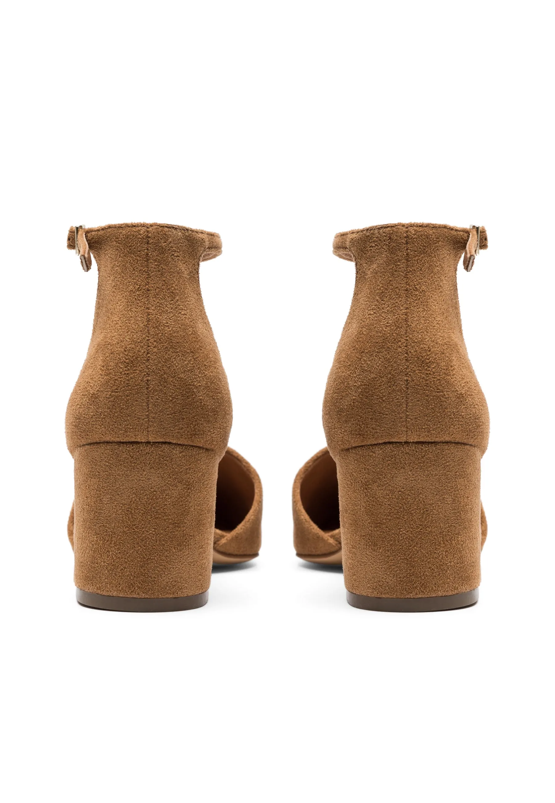 Biadevived Camel Suede Pumps