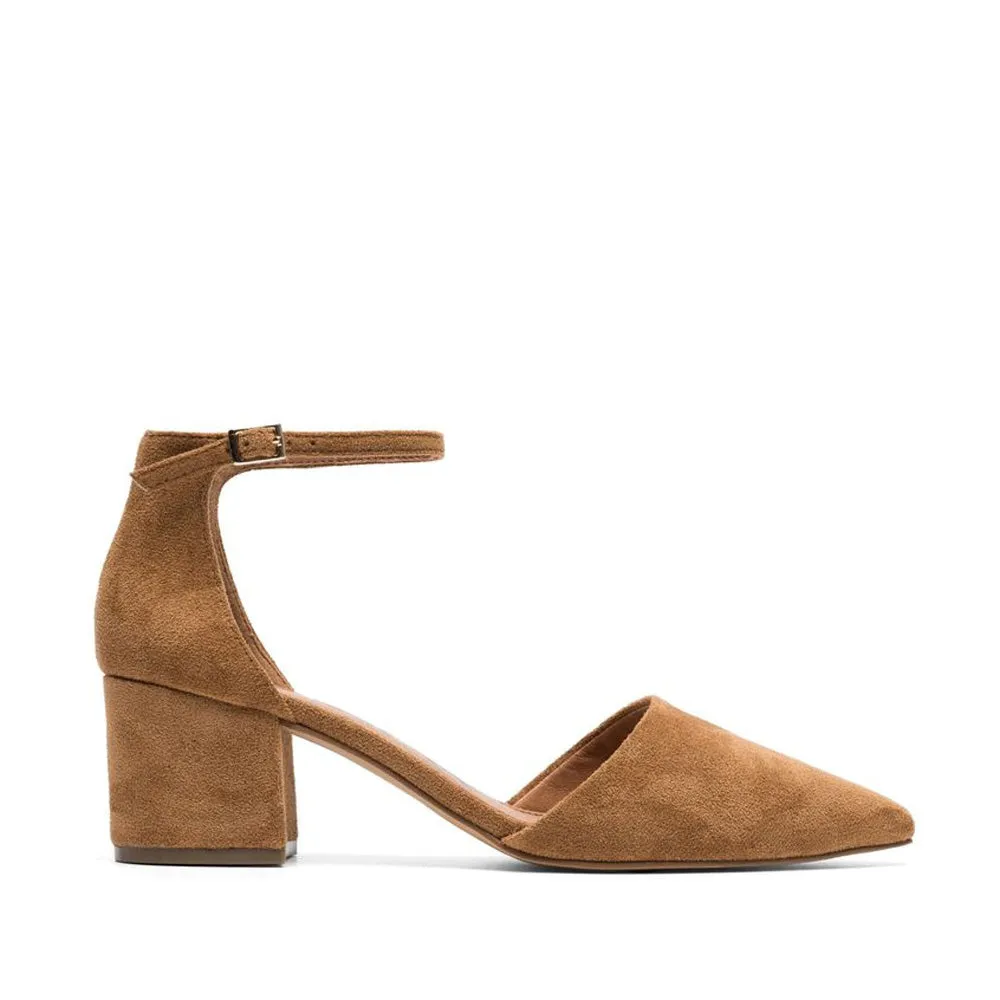 Biadevived Camel Suede Pumps