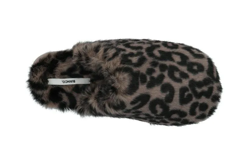 Biagloria Leo Fur Slippers