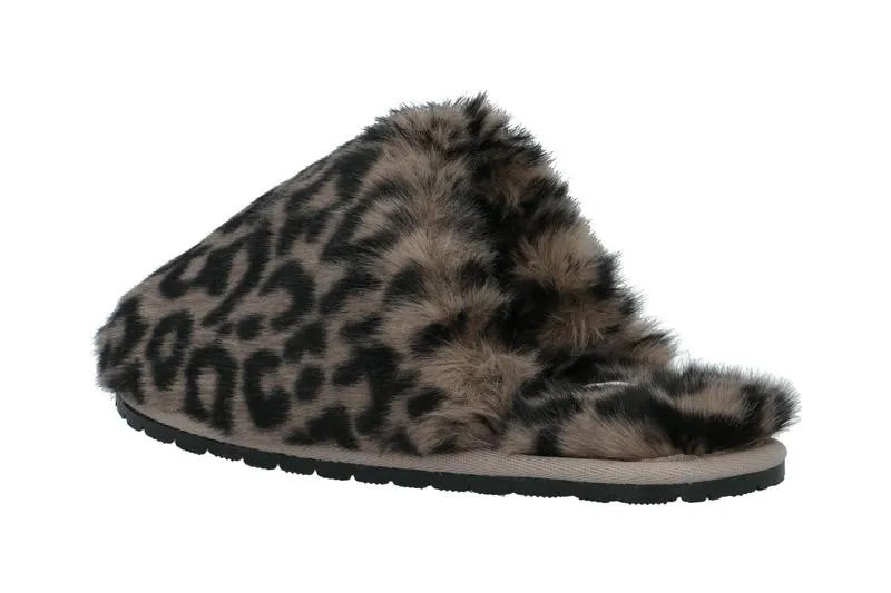 Biagloria Leo Fur Slippers