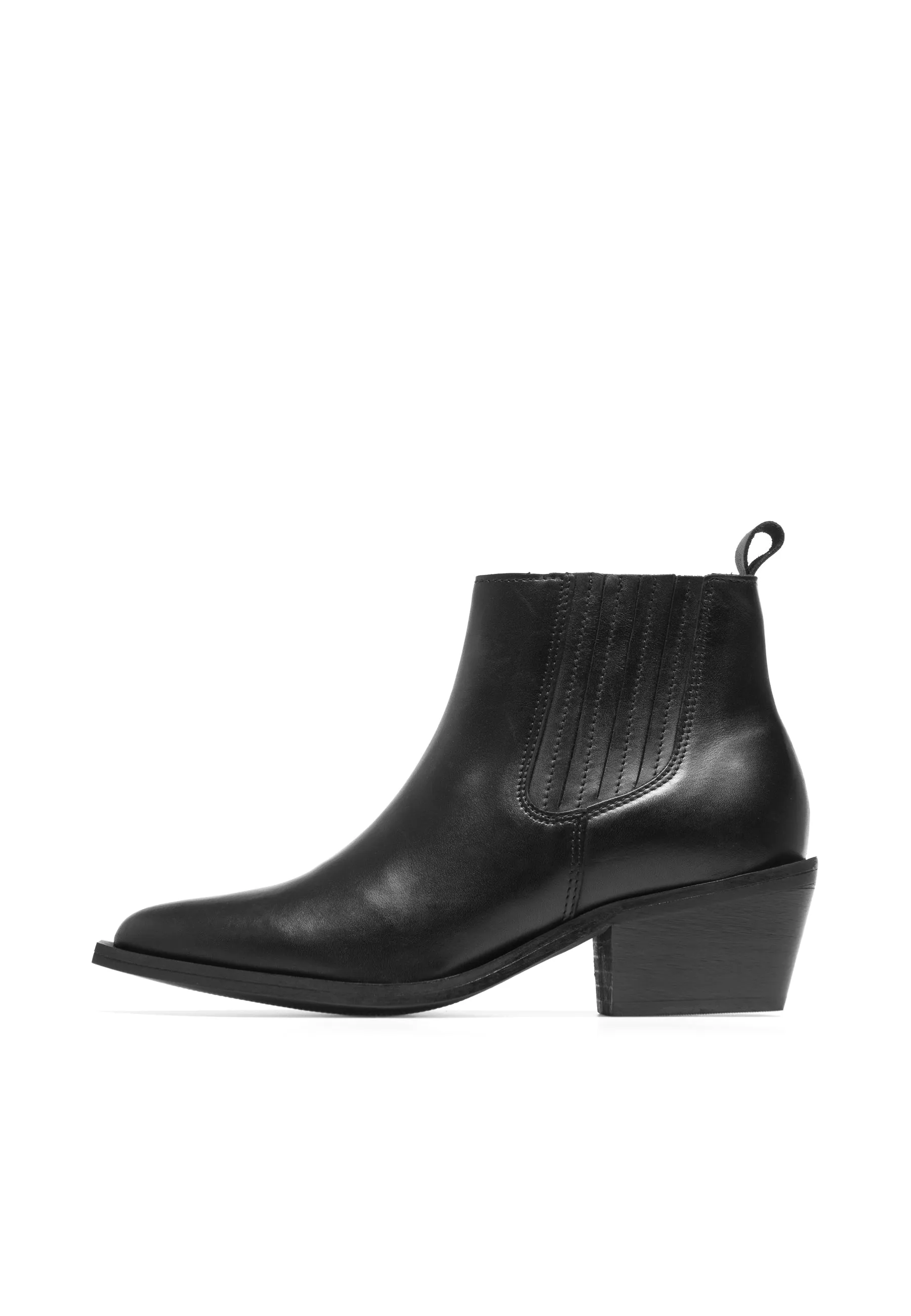 Biamona Black Low Western Boots