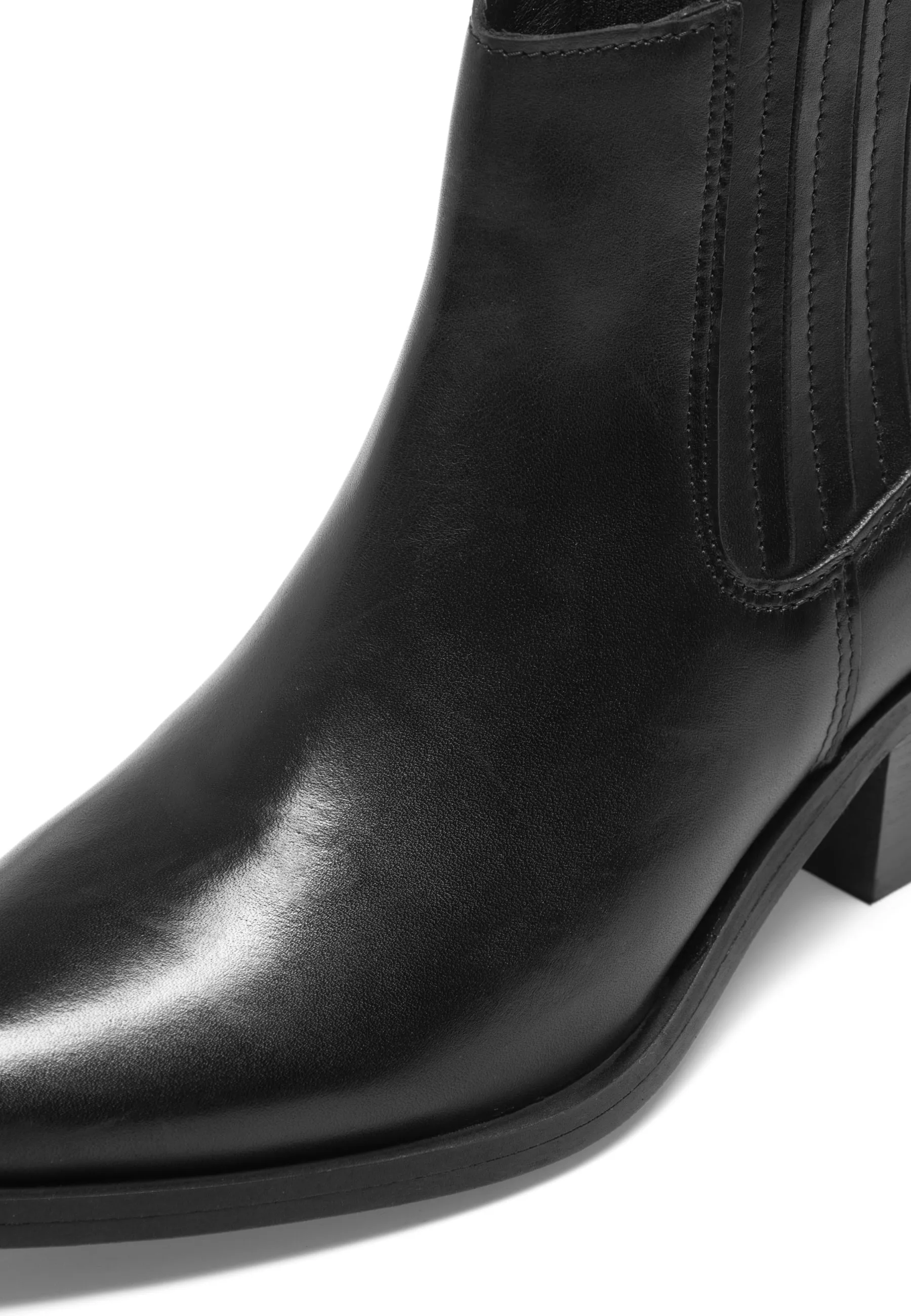 Biamona Black Low Western Boots