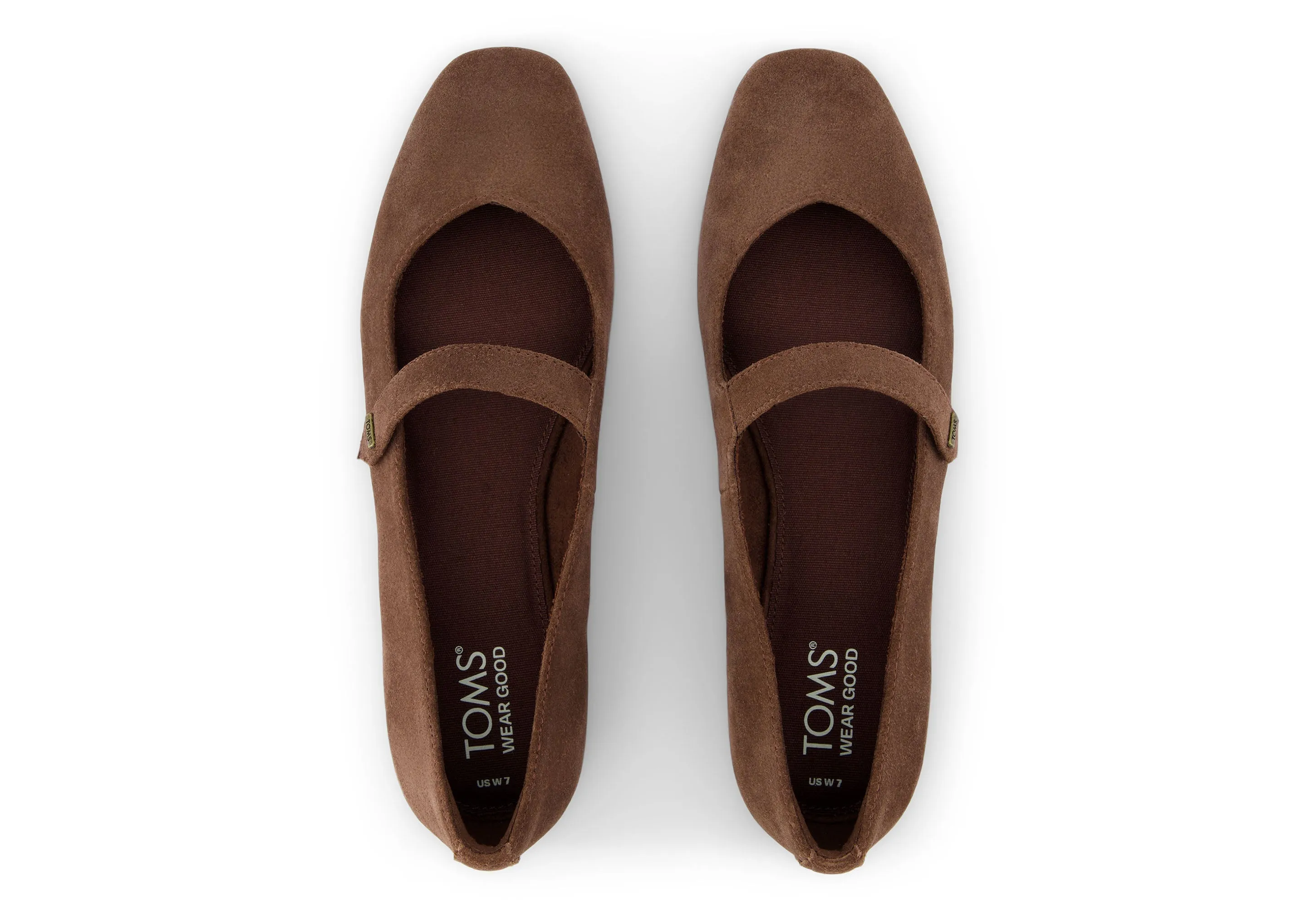 Bianca Flat - Oak Brown Suede