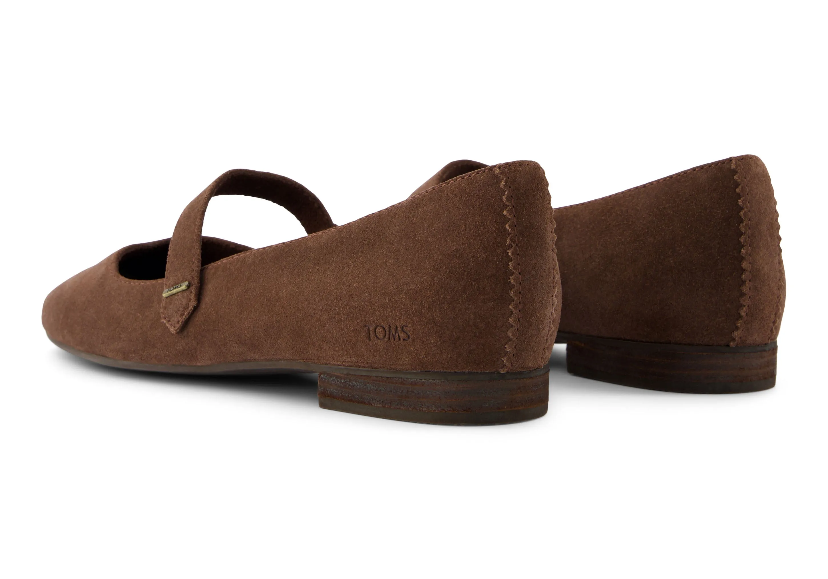 Bianca Flat - Oak Brown Suede