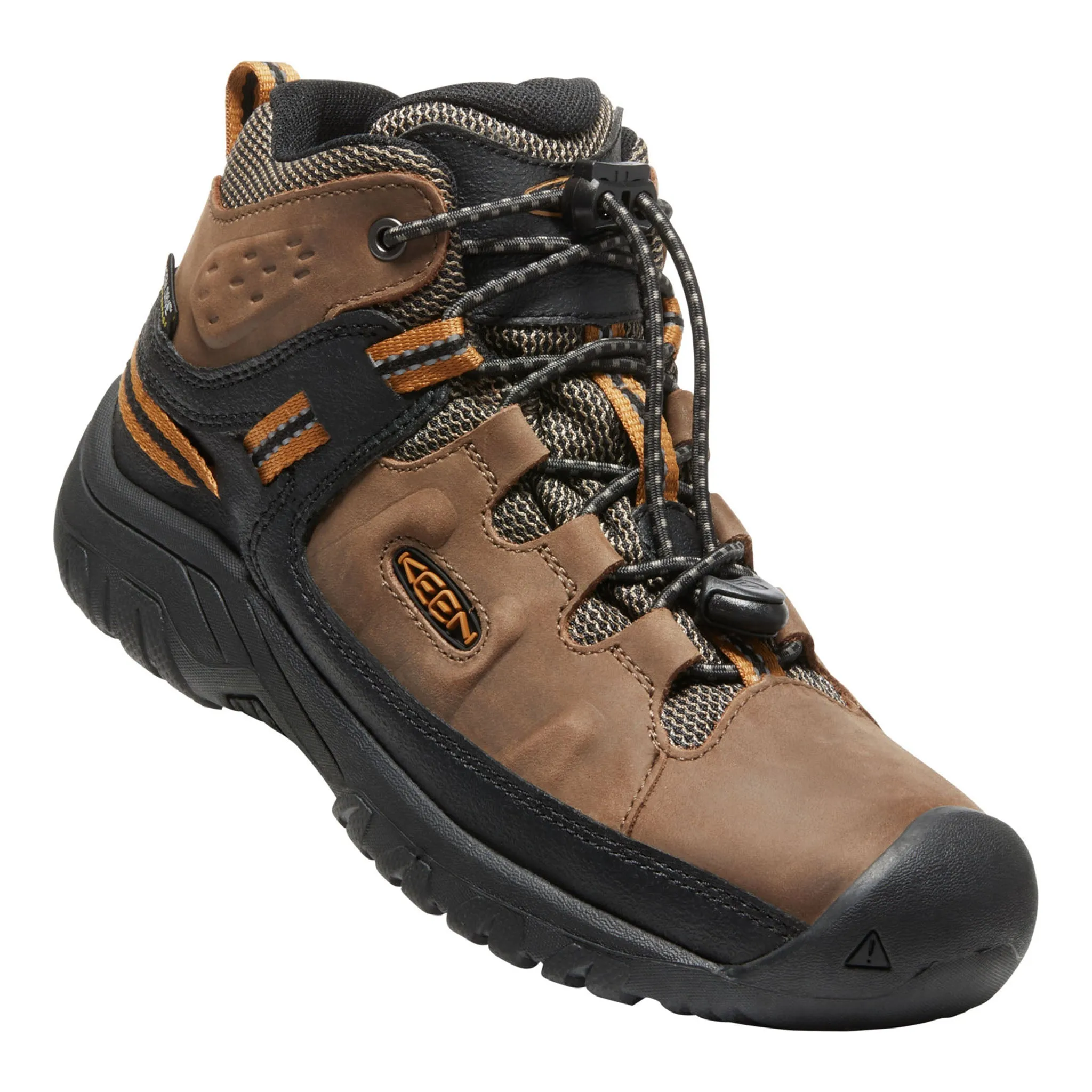 Big Kids’ Targhee Waterproof Boot Dark Earth/Golden Brown