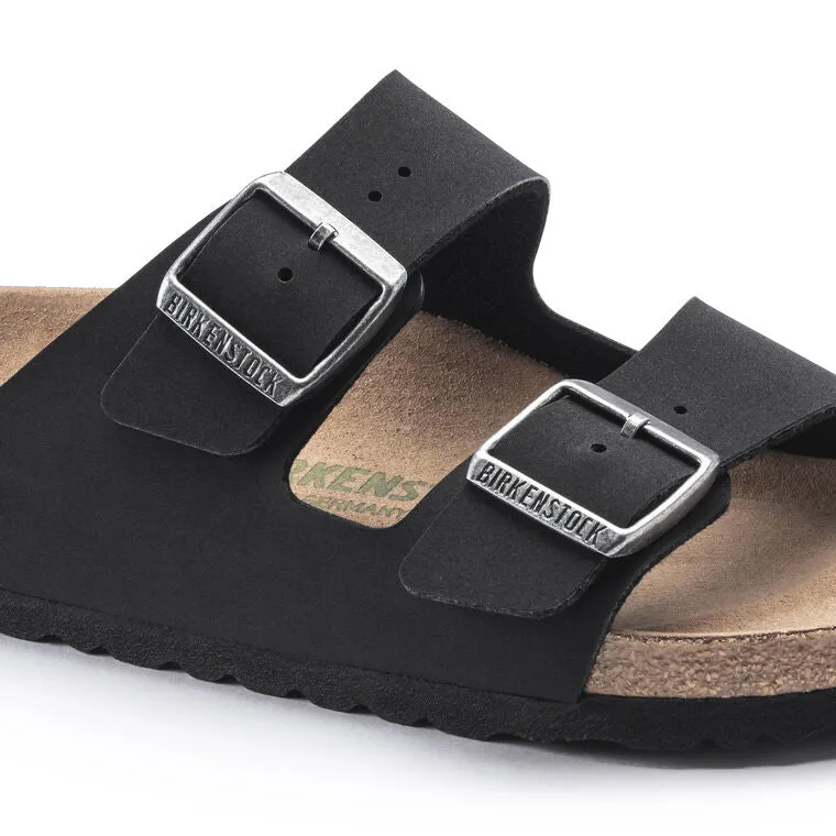 Birkenstock Arizona BirkiBuc/MF Vegan Sandal (Unisex) Black 1019115