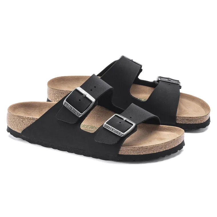 Birkenstock Arizona BirkiBuc/MF Vegan Sandal (Unisex) Black 1019115