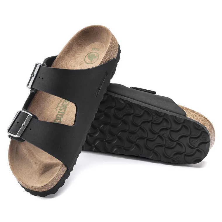 Birkenstock Arizona BirkiBuc/MF Vegan Sandal (Unisex) Black 1019115