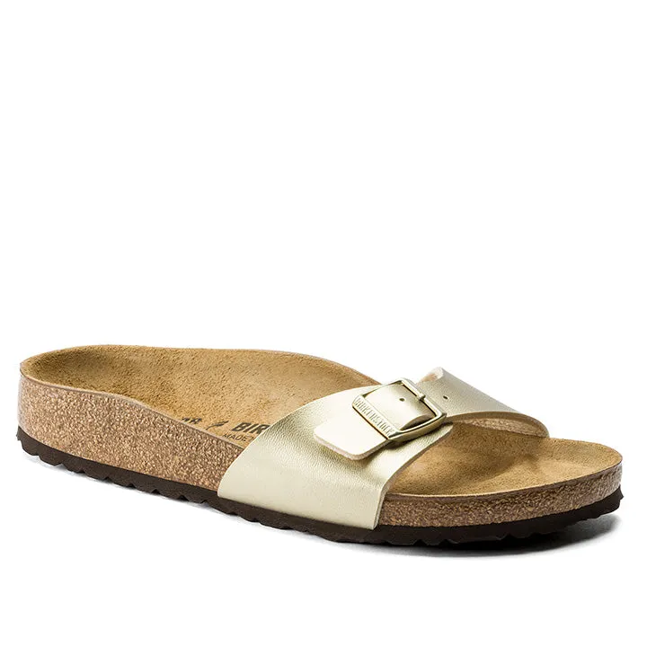 BIRKENSTOCK MADRID GOLD SANDALS