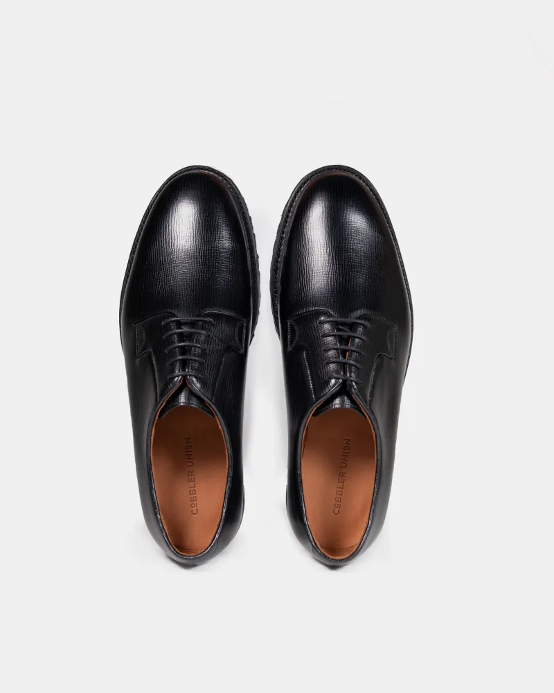 Black Alcazar Derby Shoe