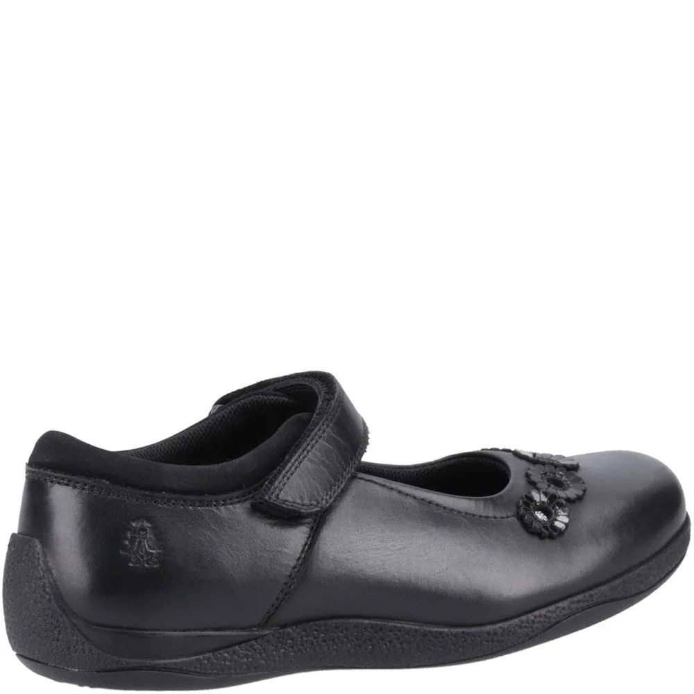 Black Christina Junior School Shoes