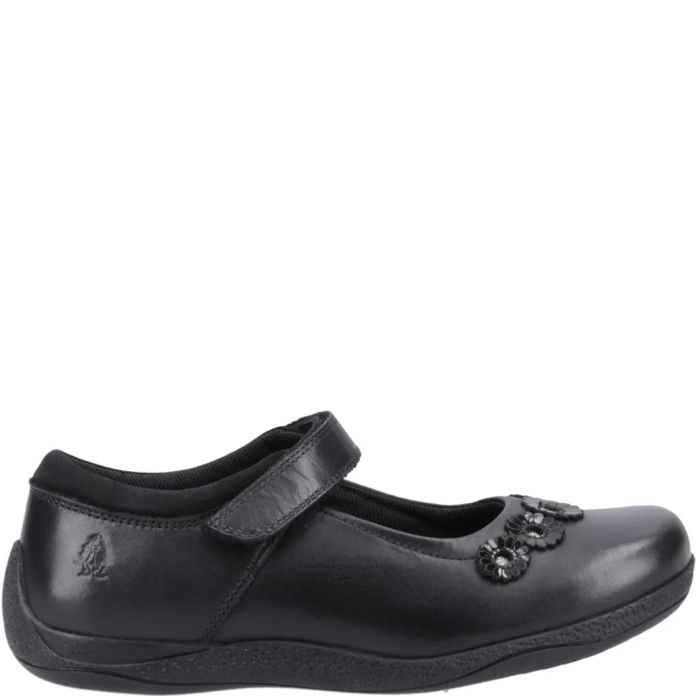 Black Christina Junior School Shoes