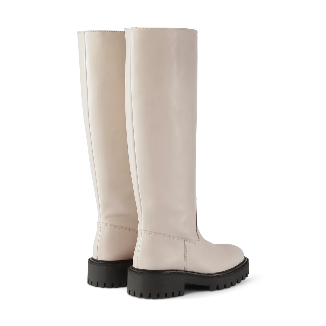 Blaine Off White High Boots