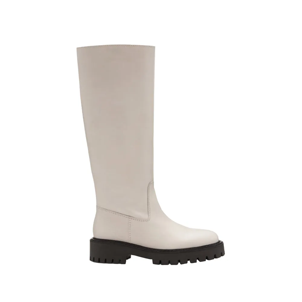 Blaine Off White High Boots