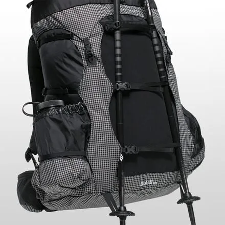 Blaze 60L Granite Gear Backpack, Black/Black Gingham