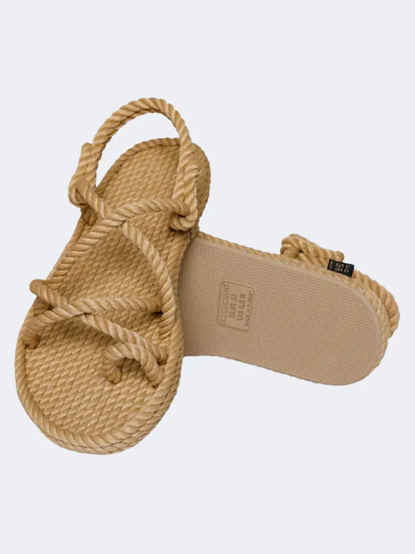 Bohonomad Ibiza Rope Women Lifestyle Sandals Beige