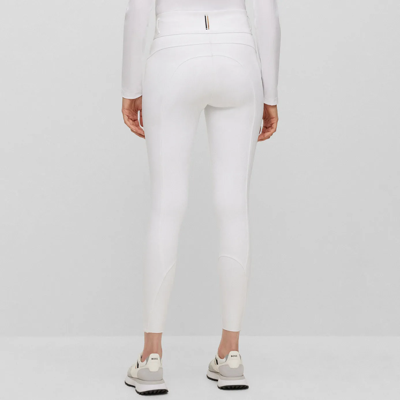 BOSS Equestrian Hailey Full Grip Breeches - White