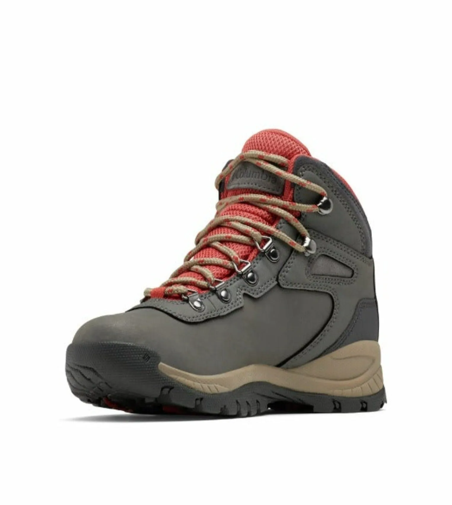 Bottes De Randonnée Imperméables Newton Ridge Plus Charcoal Scorched Coral de Columbia (pieds larges)