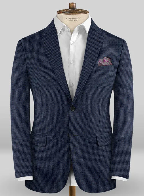 Caccioppoli Sun Dream Loggi Blue Wool Silk Jacket