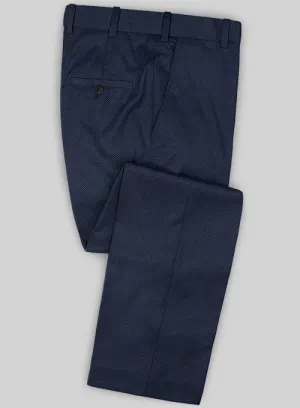 Caccioppoli Sun Dream Loggi Blue Wool Silk Pants