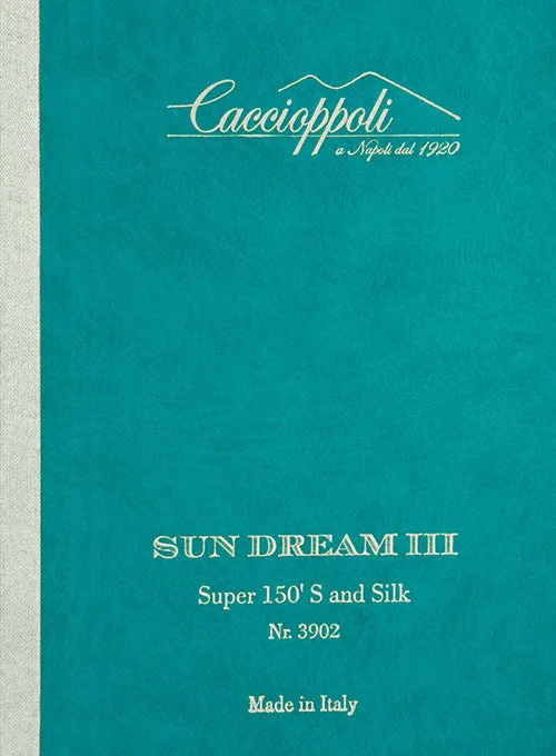 Caccioppoli Sun Dream Loggi Blue Wool Silk Pants