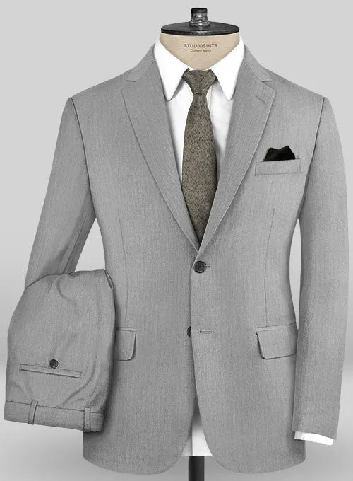 Caccioppoli Sun Dream Lotta Gray Wool Silk Suit