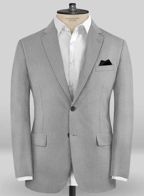 Caccioppoli Sun Dream Lotta Gray Wool Silk Suit