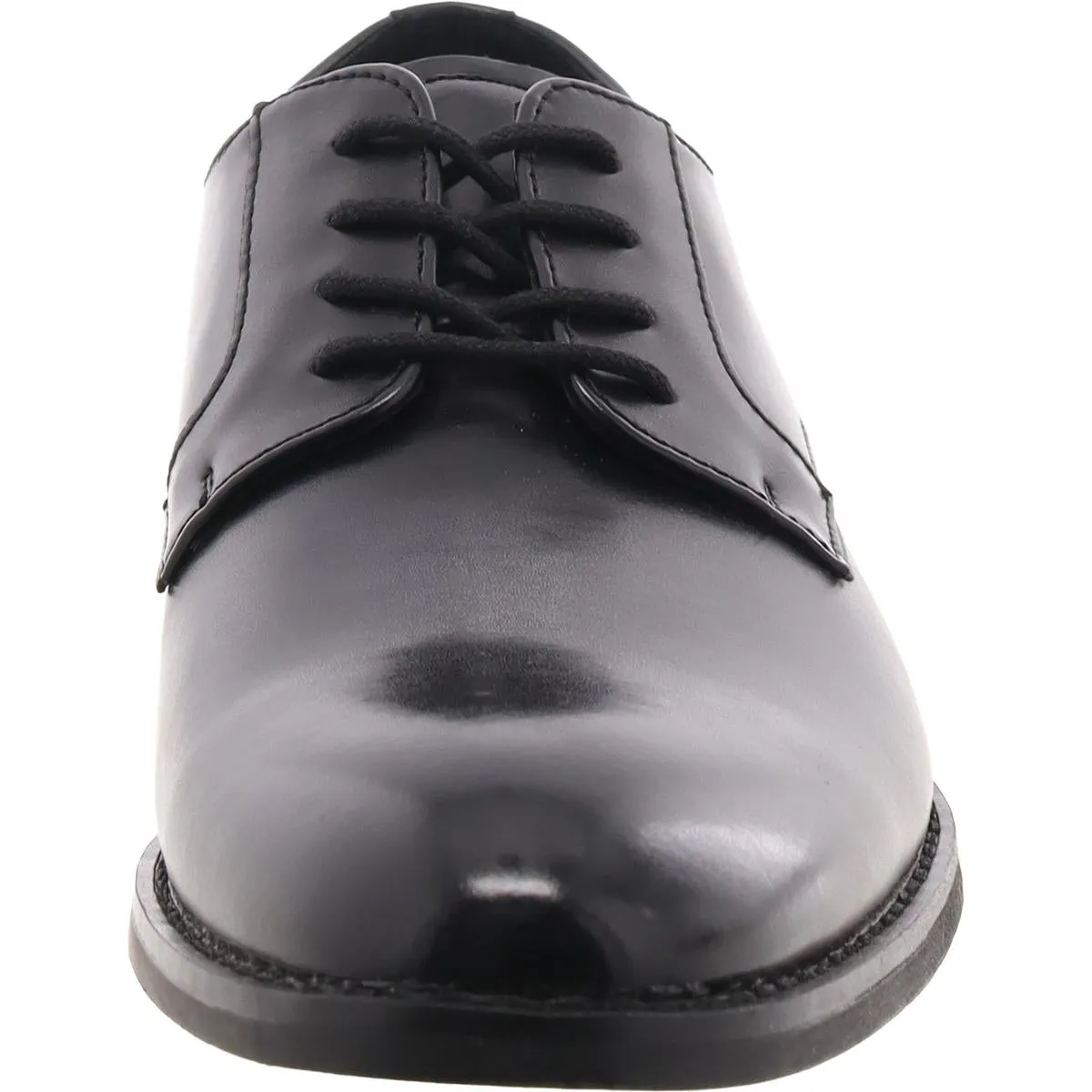 Calvin Klein Mens Maxler Faux Leather Plain Toe Derby Shoes