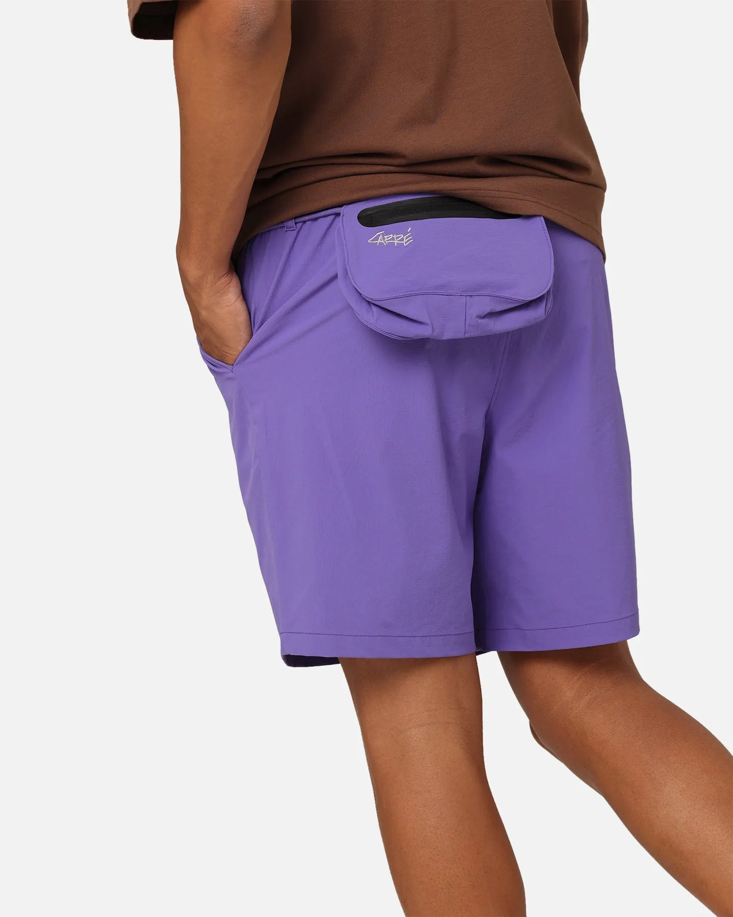 Carre Pace Nylon Shorts Purple