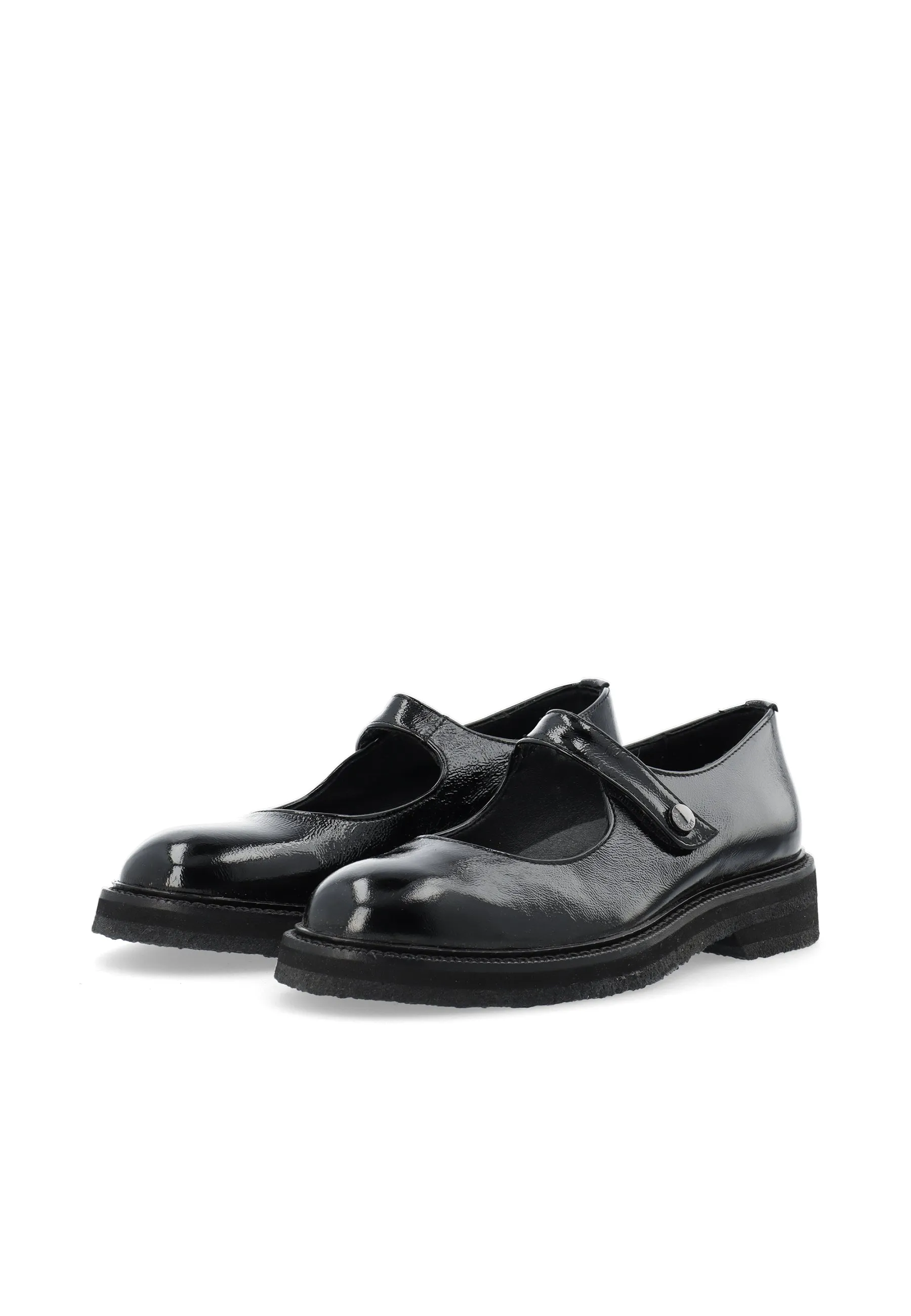 Casbetty Mary Jane Patent Leather Loafers