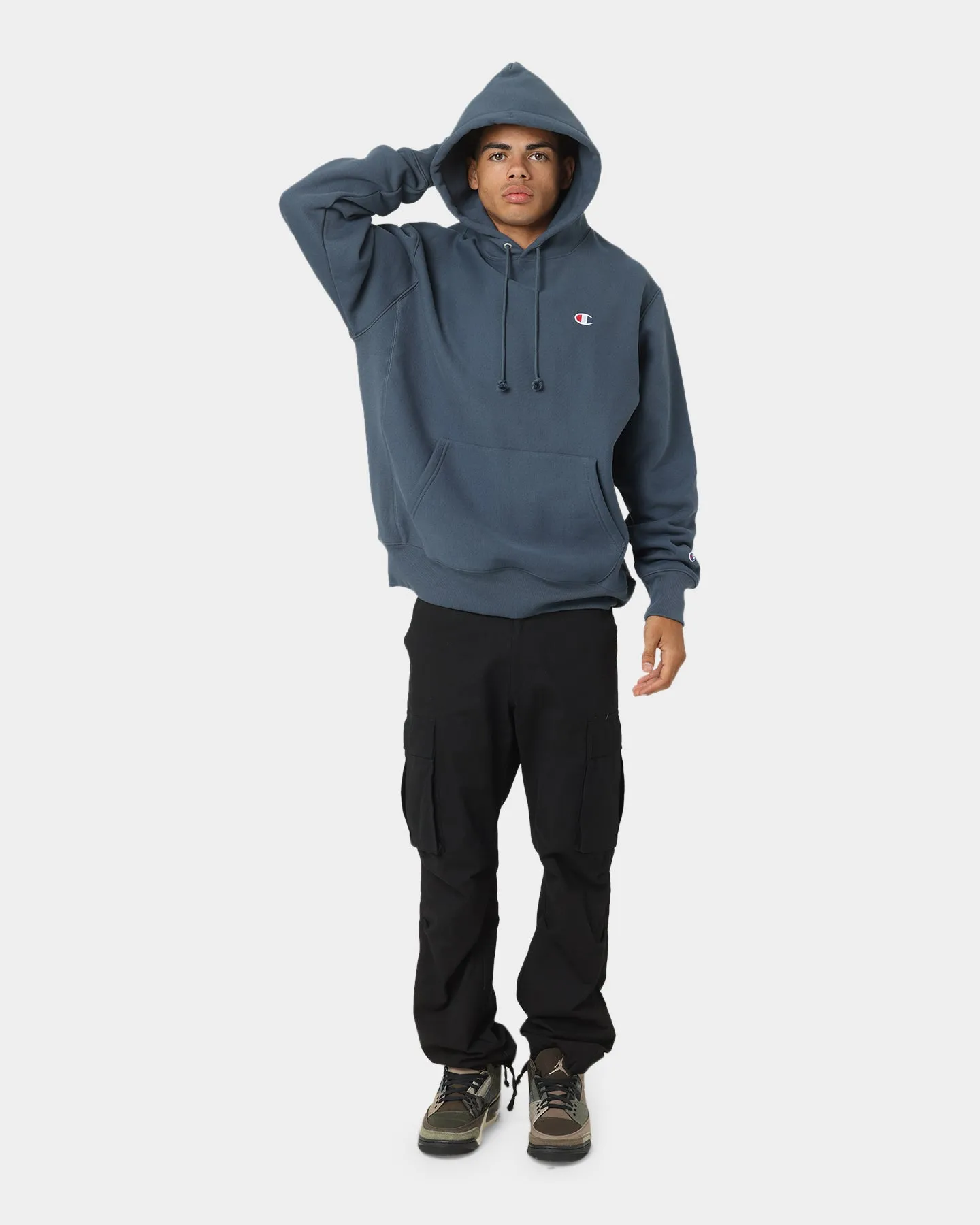 Champion Reverse Weave Hoodie Trekking Grey