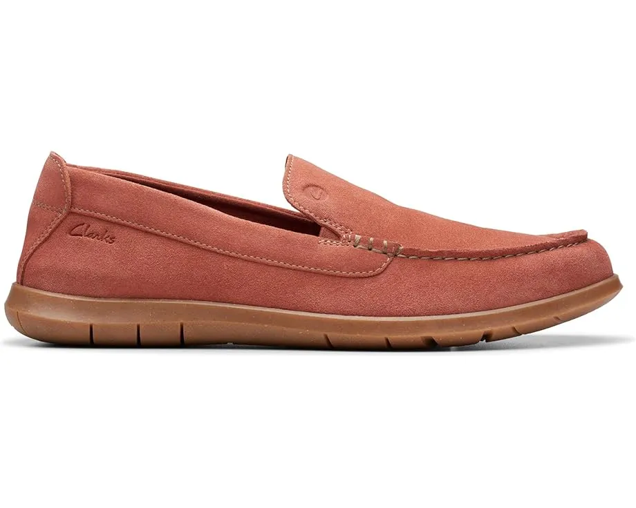 Clarks Men's Flexway Step Slip Ons - Red