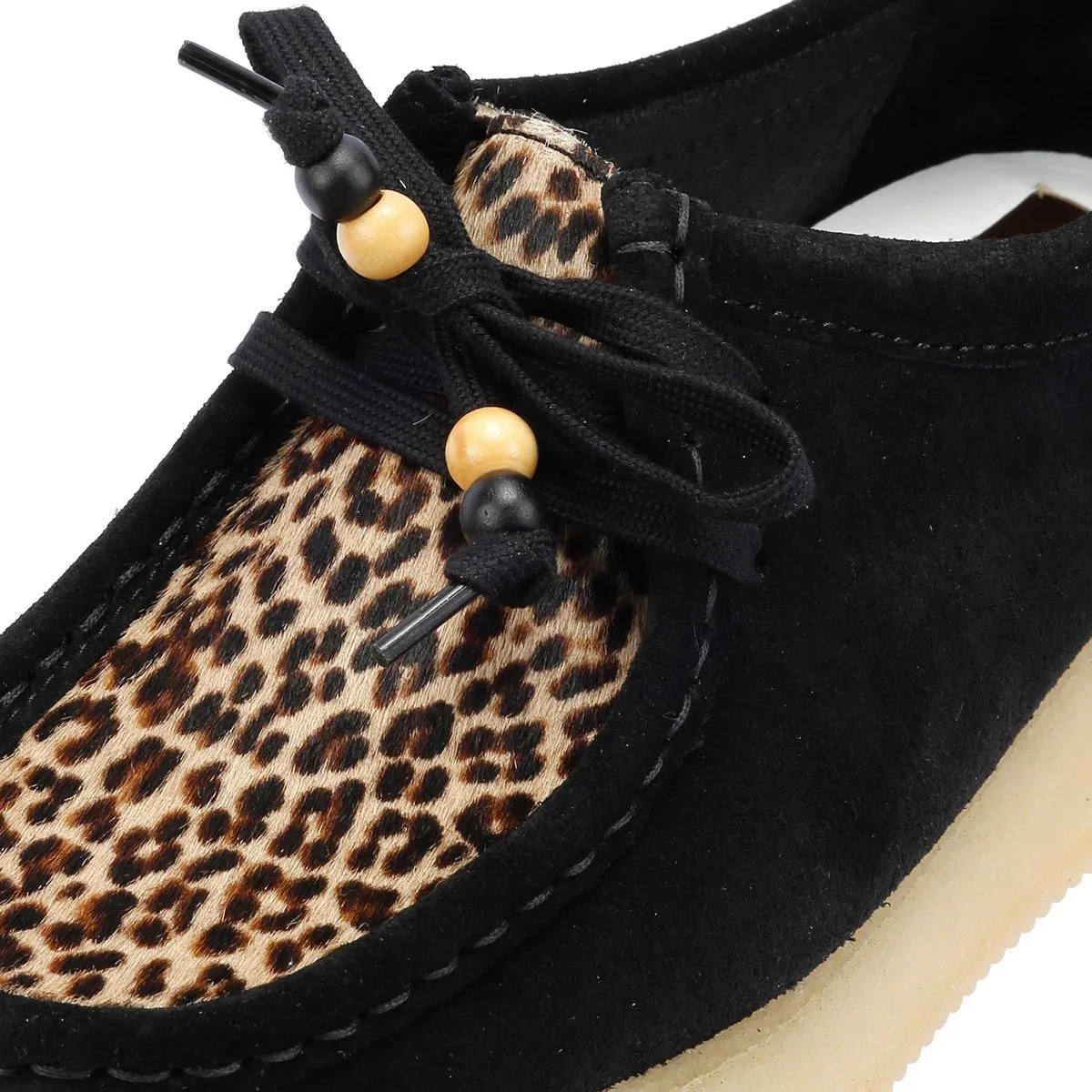 Clarks Originals Wallacraft Bee Harajuku Suede Women's Black/Leopard Shoes