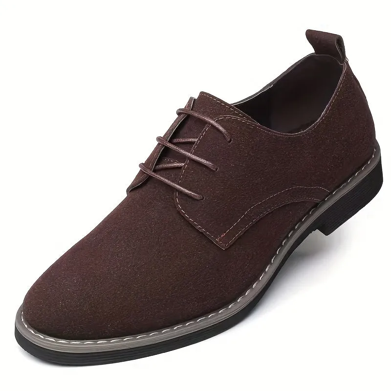 Classic Mens Derby Dress Shoes - Smooth Lace-up, Premium Formal Style - Ideal for Business & Black Tie, Comfortable Office Wear