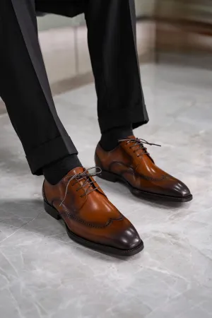 Cognac Classic Brogue Derby